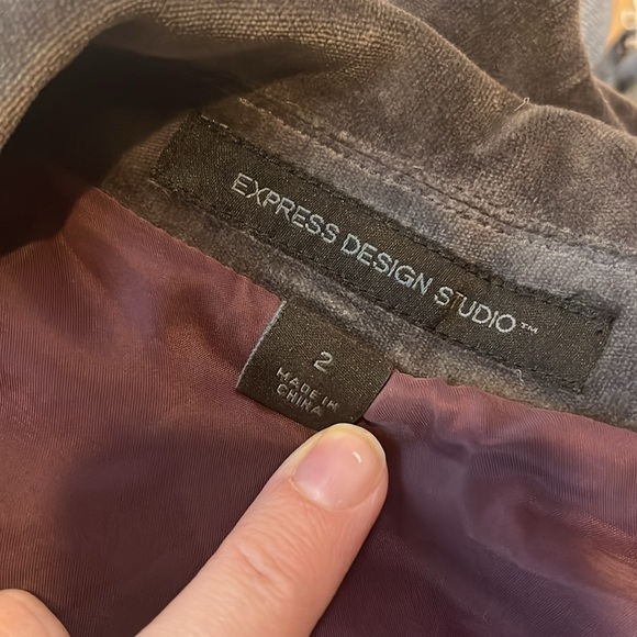 *Last Chance* Express Soft grey Blazer - Picture 4 of 7